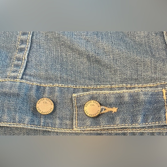 PAIGE - Colbie Denim Studded Denim Jacket in Freedom - Picture 10 of 13